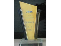荣获2012年度中兴综合排名第一名
